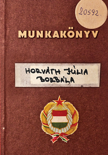 Horváth Júlia Borbála: Munkakönyv