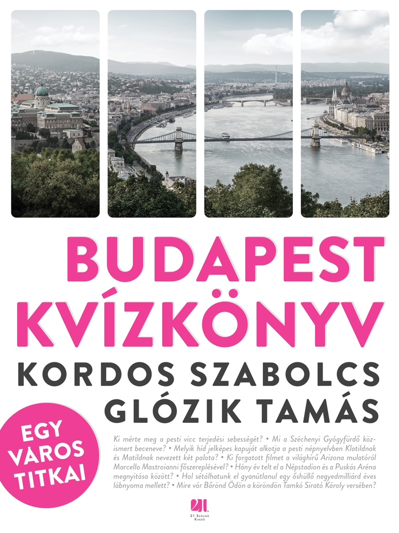 Kordos Szabolcs, Glózik Tamás: Budapest kvízkönyv